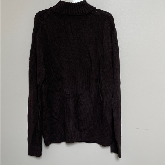 Croft&Barrow Chocolate Brown Sweater Size XXL - Picture 4 of 5